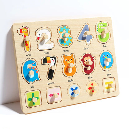 Montessori Shape Puzzle Board | Geometry Learning Toy for Toddlers & Preschoolers