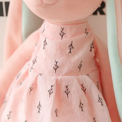 Long Ear Rabbit Plush Toy | Kawaii Soft Bunny Doll for Kids