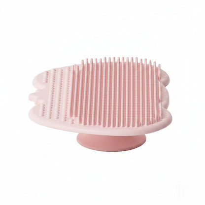 Baby Silicone Shampoo & Massage Bath Brush | Soft Hair Comb & Scalp Care Tool