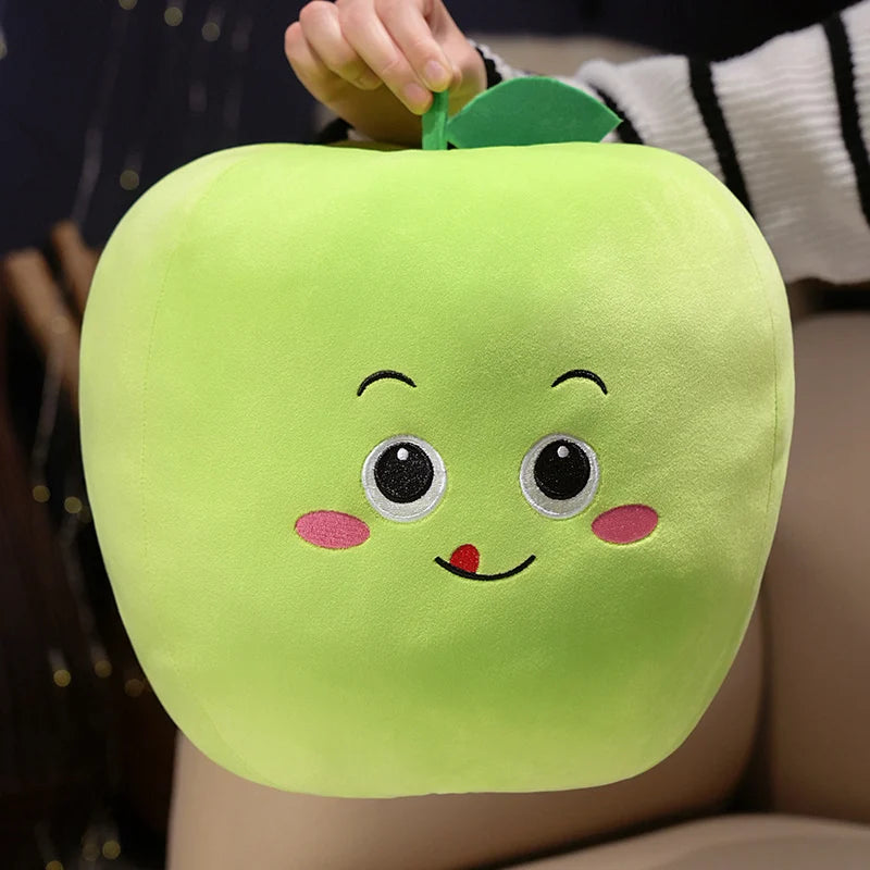 Kawaii Fruit Plush Toy | Soft Stuffed Fruit Pillow Doll | 6 Designs | 10cm, 20cm & 30cm