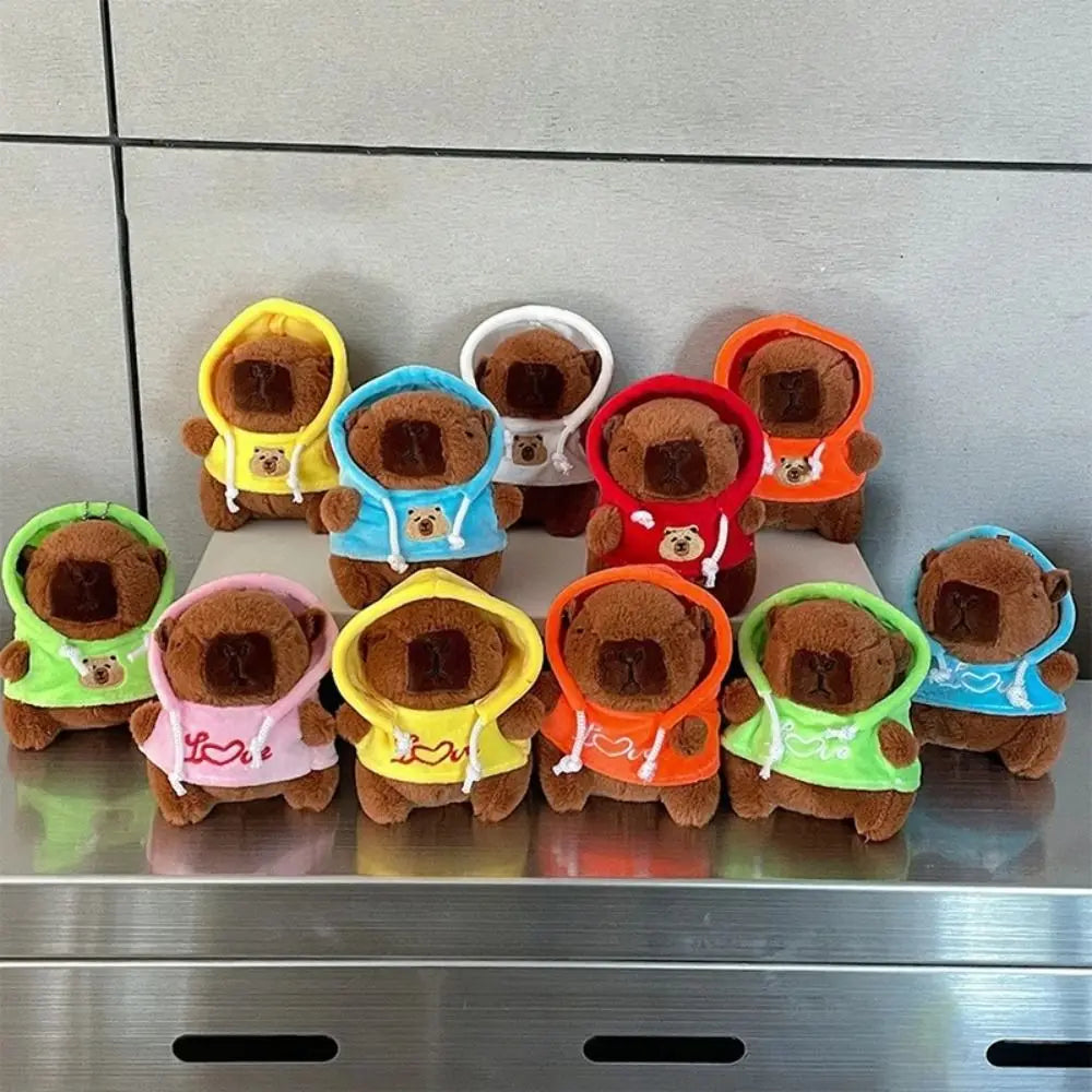 Capybara Plush Toy with Wings & Hoodie | Soft Stuffed Animal Gift