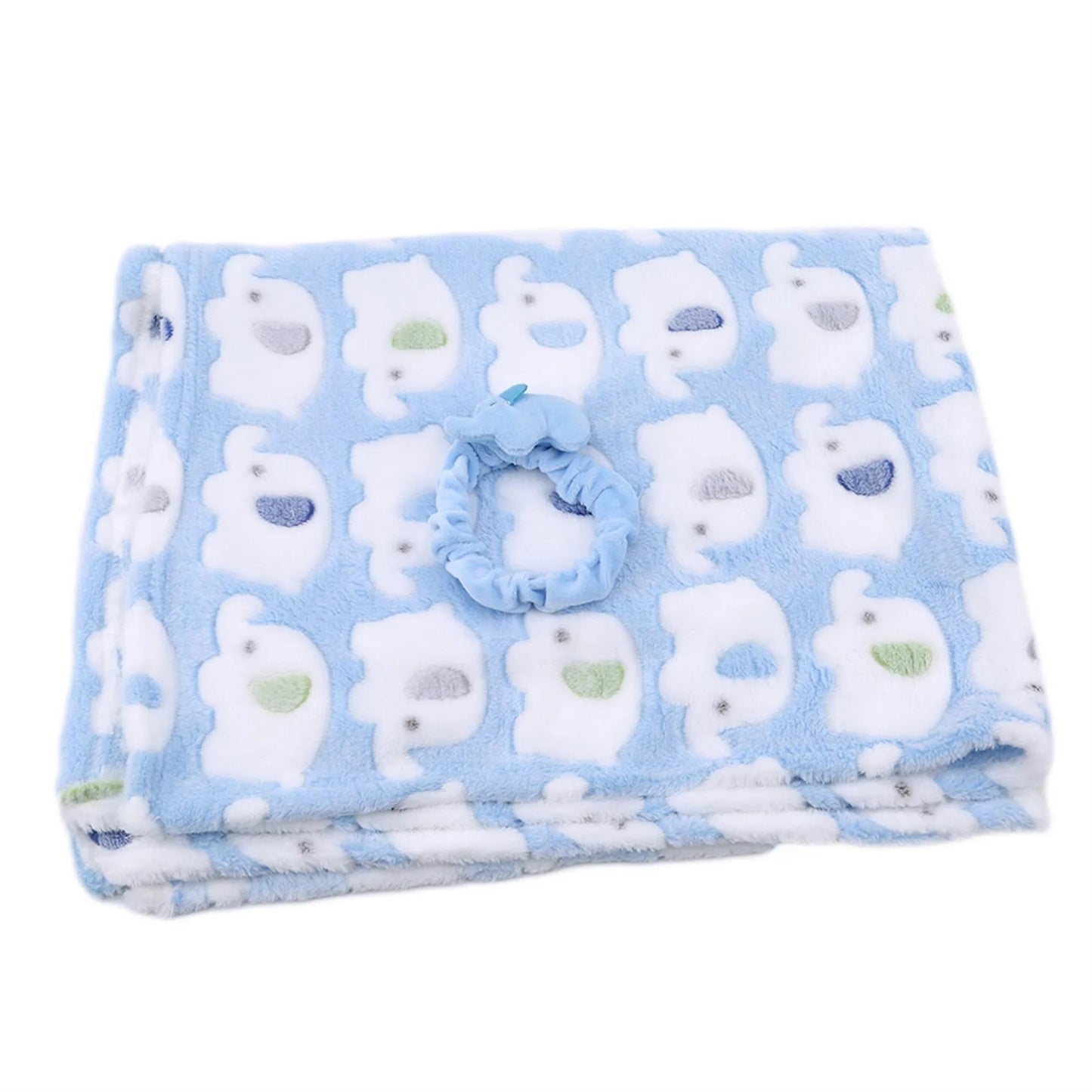 Baby Thermal Fleece Swaddle Blanket | Soft Newborn Bedding Wrap for All Seasons