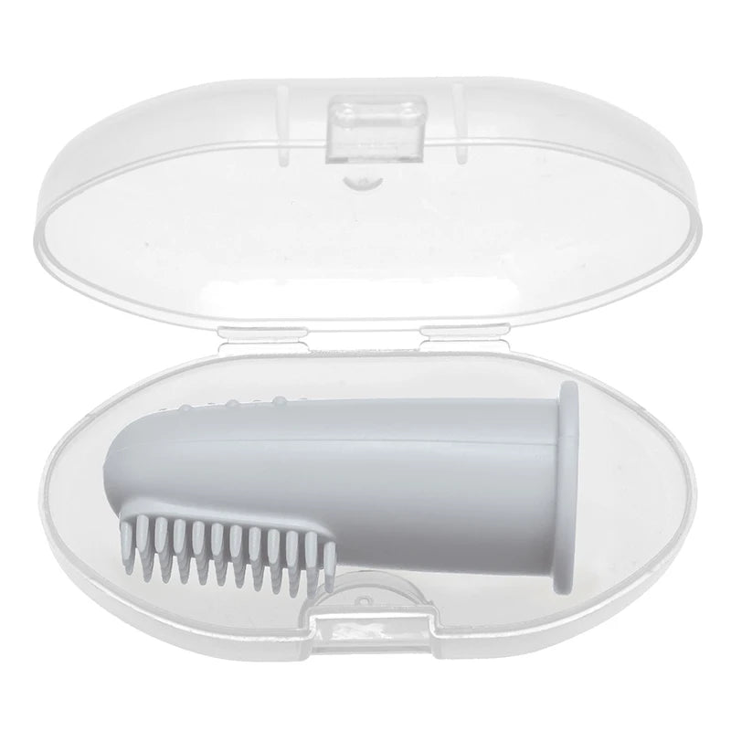 Soft Silicone Baby Finger Toothbrush | BPA-Free Infant Oral Care 0–24 Months