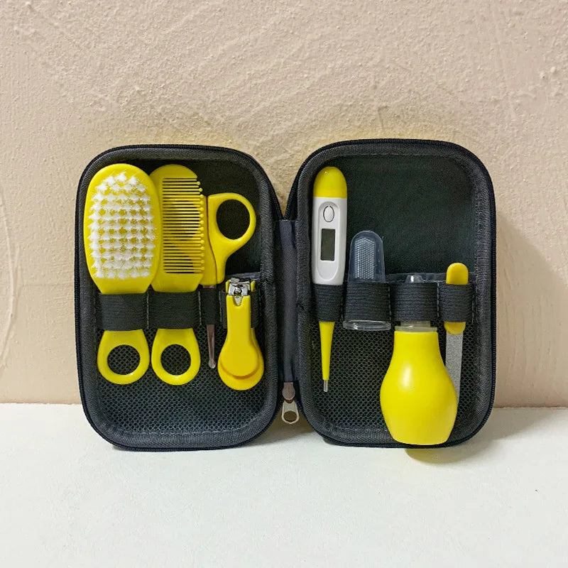 8-Piece Baby Grooming & Healthcare Kit | Nail, Hair & Thermometer Set for Newborns