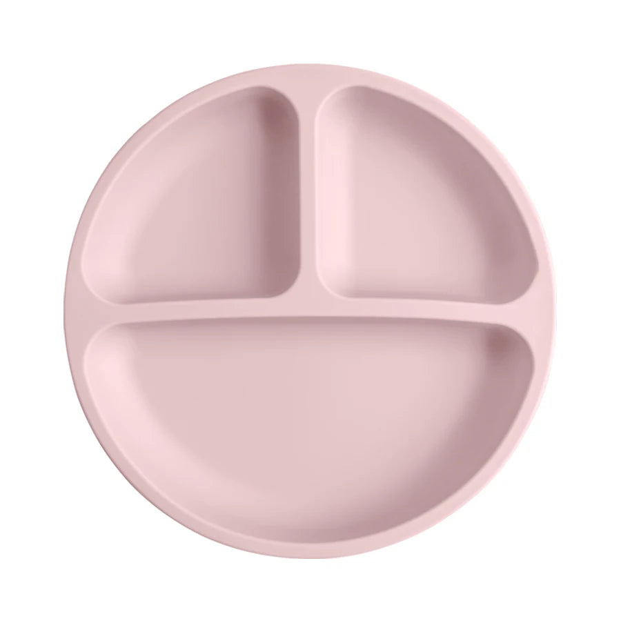 Baby Silicone Suction Dining Plate | BPA-Free Toddler Feeding Bowl | 14 Colours