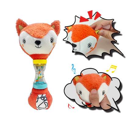 Baby Fox & Koala Hand Rattle Toy