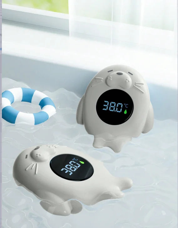 Baby Bath Thermometer | Digital Water Temperature Monitor with LED Display
