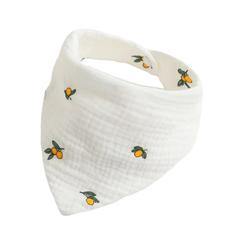 Baby Bandana Bib | Muslin Drool Bib for Teething Infants 0-12 Months