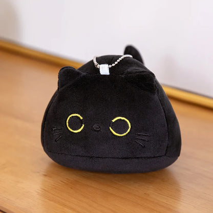 Round Ball Cat Plush Toy | Kawaii Soft Cat Cushion for Kids