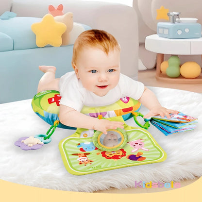 Baby Tummy Time Pillow Sensory Toy Set