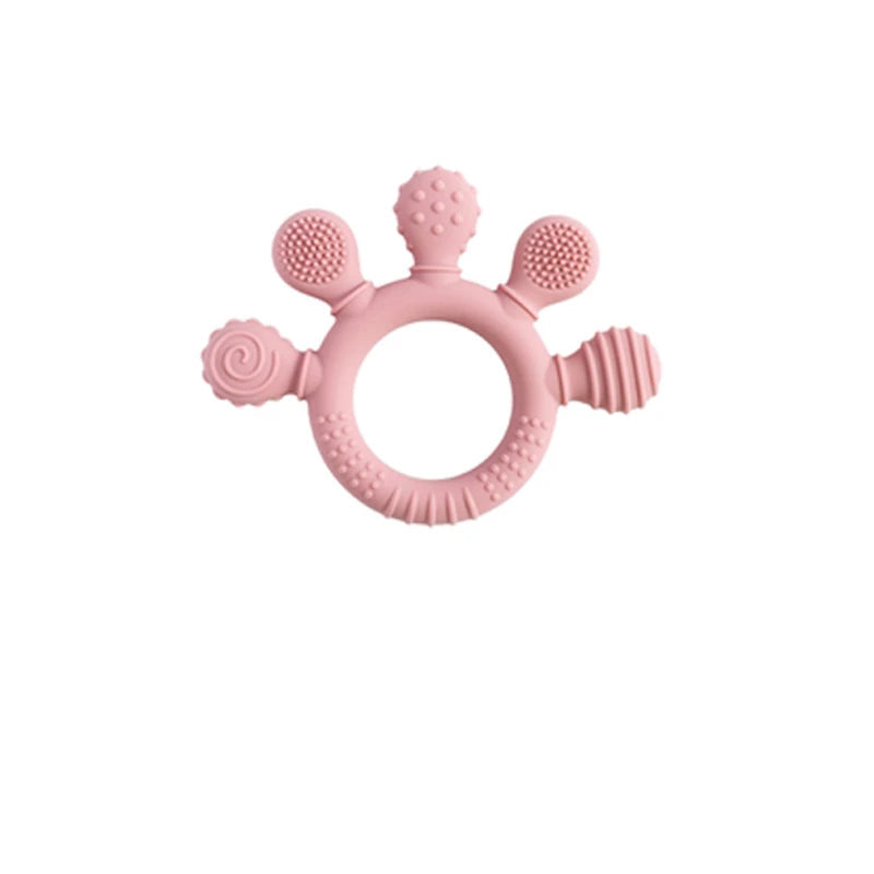 Baby Silicone Teether & Pacifier Chain Set