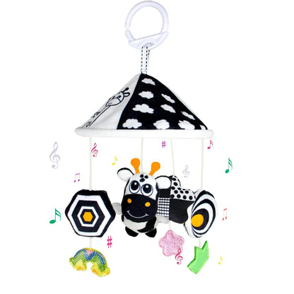Baby Black & White High Contrast Hanging Rattle Toy