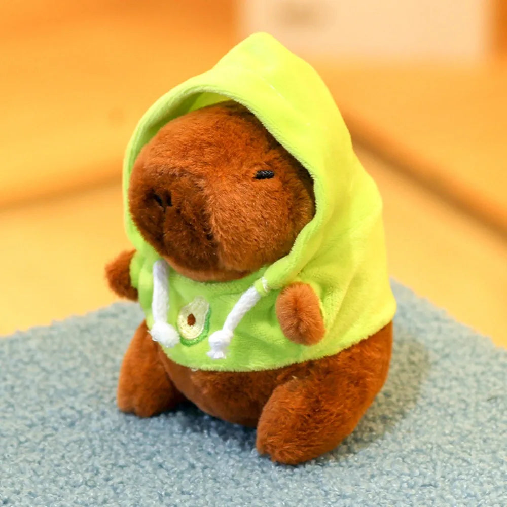 Capybara Plush Toy with Wings & Hoodie | Soft Stuffed Animal Gift