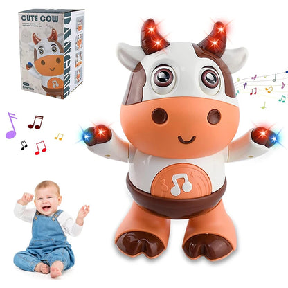Dancing Cow Baby Toy | Electric Musical Plush with Funny Songs & Moves for Toddlers