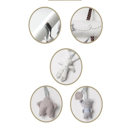 Baby Rabbit Plush Hanging Stroller Toy