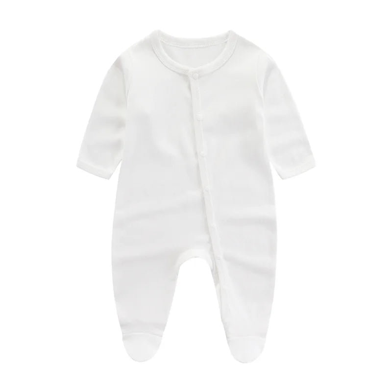 Baby Cartoon Print Romper | Soft Cotton Bodysuit for Newborns 0–9 Months