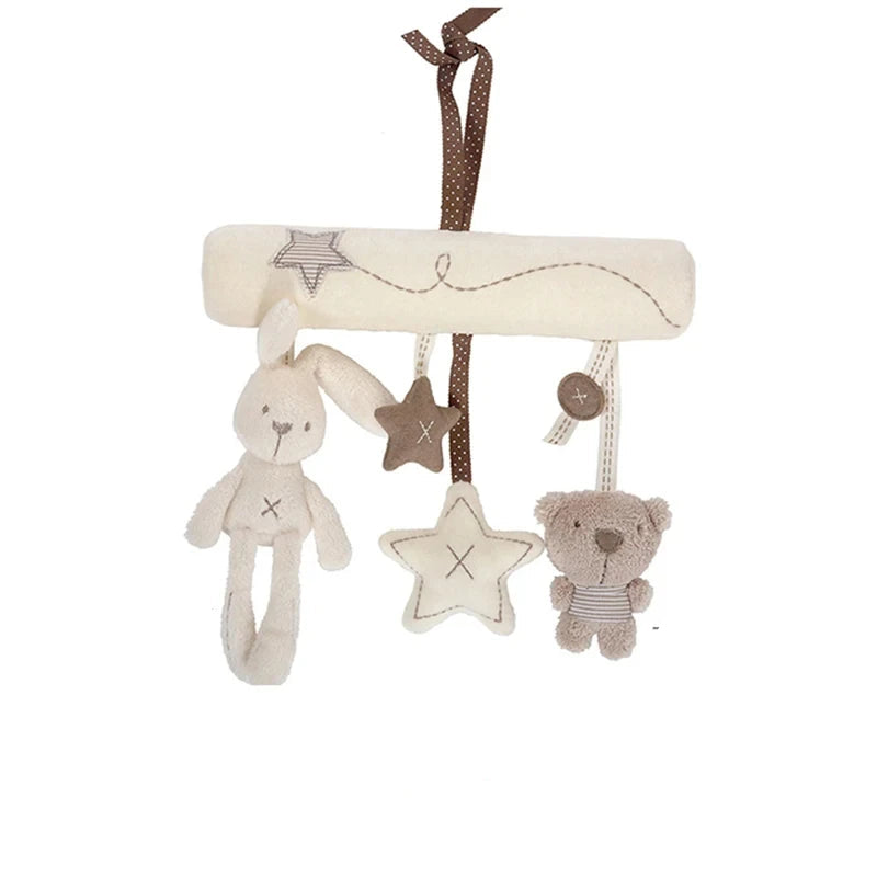 Baby Rabbit Plush Hanging Stroller Toy