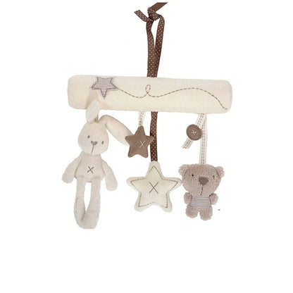 Baby Rabbit Plush Hanging Stroller Toy
