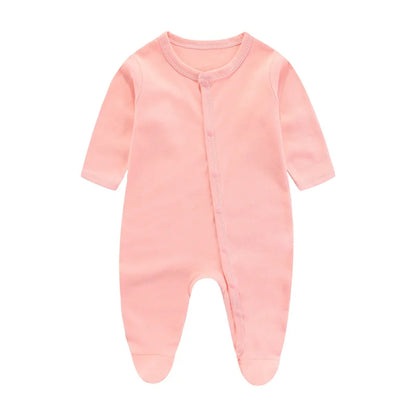 Baby Cartoon Print Romper | Soft Cotton Bodysuit for Newborns 0–9 Months