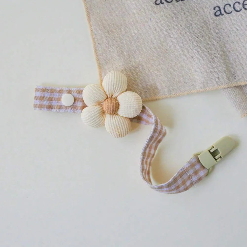 Baby Pacifier Clip Chain | Cute Bear Dummy Holder for Newborns