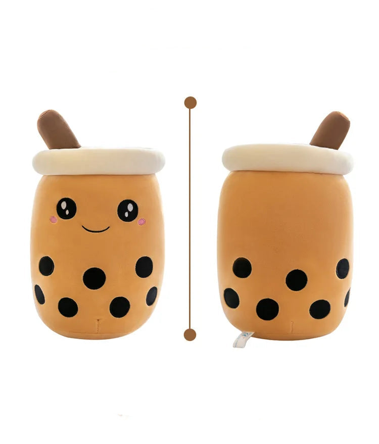 Kawaii Boba Bubble Tea Plush Toy | Soft Stuffed Milk Cup Pillow | 14 Styles | 24cm