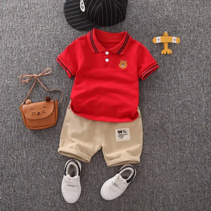 Kids Cotton T-Shirt & Shorts Fashion Set | Boys & Girls Summer 2PCS
