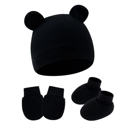 Baby Anti-Scratch Gloves & Foot Cover Set | Newborn Protection Kit