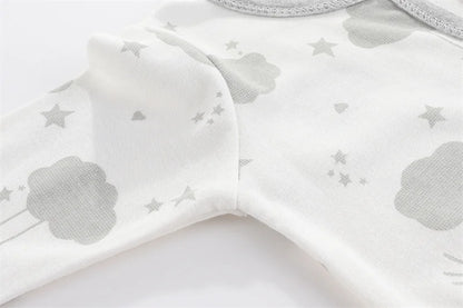 Baby Cartoon Print Romper | Soft Cotton Bodysuit for Newborns 0–9 Months
