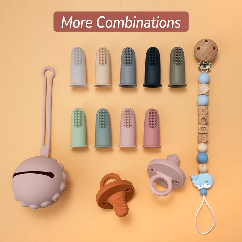 Soft Silicone Baby Finger Toothbrush | BPA-Free Infant Oral Care 0–24 Months