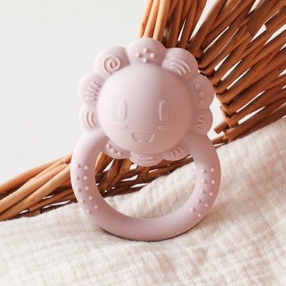 Silicone Bear Teether Rattle | Food-Grade Sensory Hand Bell for Babies 0–12 Months