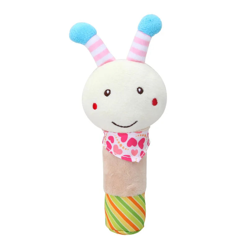 Baby Animal Plush Hand Bell Rattle Toy