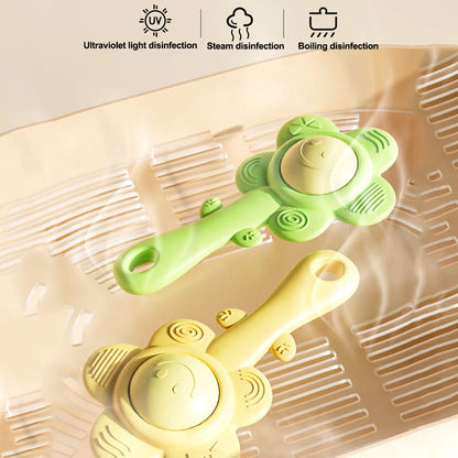 3-in-1 Baby Teething Rattle | Chewable Sensory Toy for Newborns & Infants