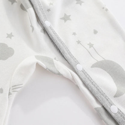 Baby Cartoon Print Romper | Soft Cotton Bodysuit for Newborns 0–9 Months
