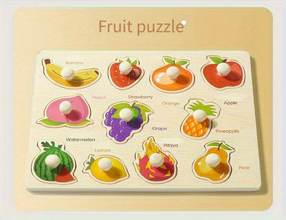 Montessori Shape Puzzle Board | Geometry Learning Toy for Toddlers & Preschoolers