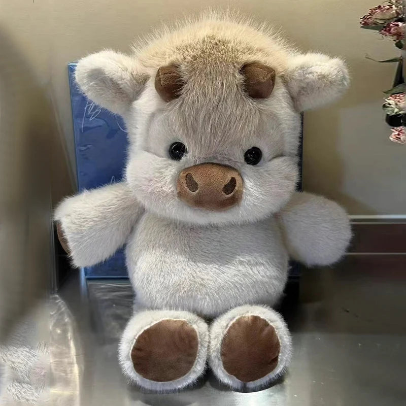 Highland Calf Plush Toy | Soft 40cm Stuffed Animal Doll for Babies & Kids