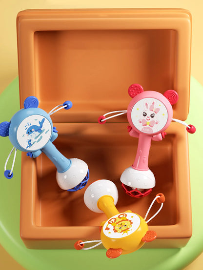 Baby Rattle Teether Hand Bell Toy