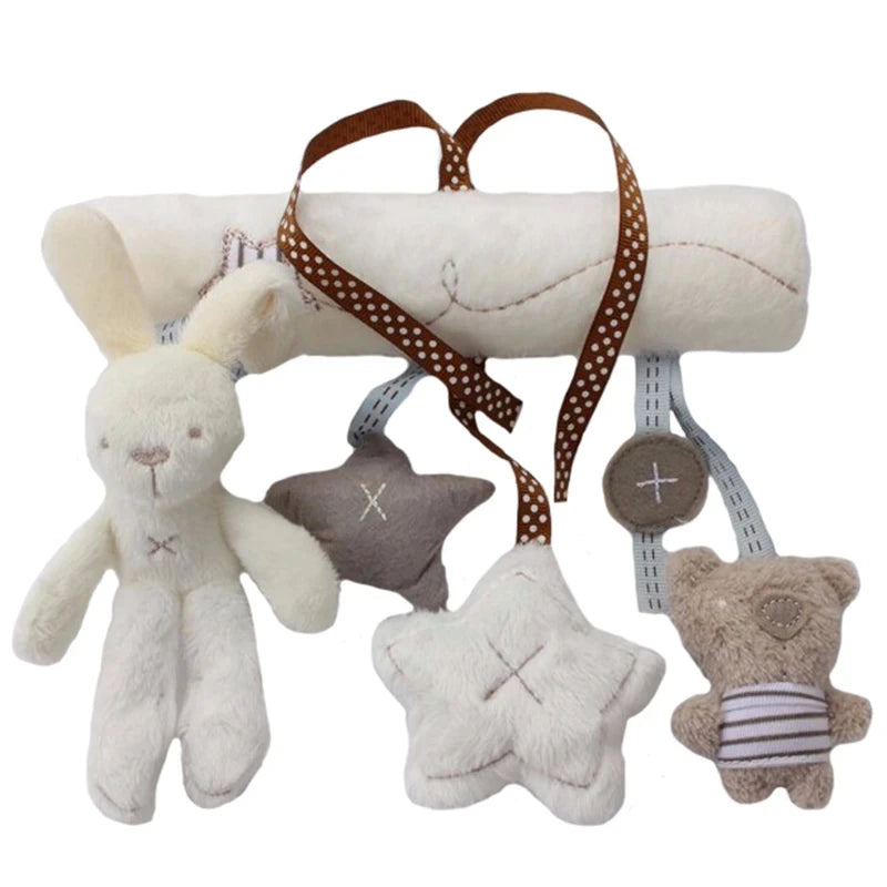 Baby Rabbit Plush Hanging Stroller Toy