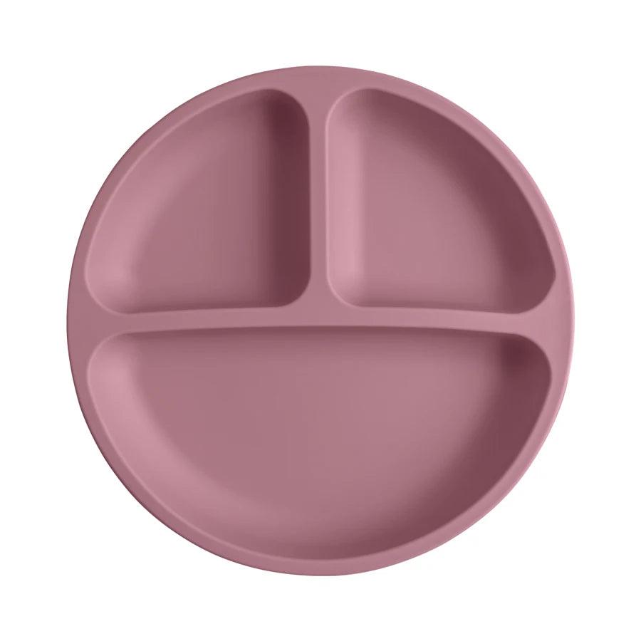 Baby Silicone Suction Dining Plate | BPA-Free Toddler Feeding Bowl | 14 Colours