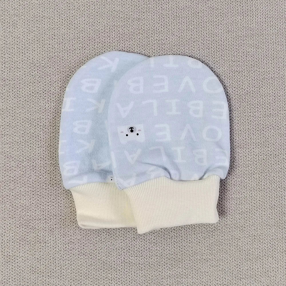 5 Pairs Baby No-Scratch Mittens | Soft Cotton Newborn Hand Mittens 0-3 Months