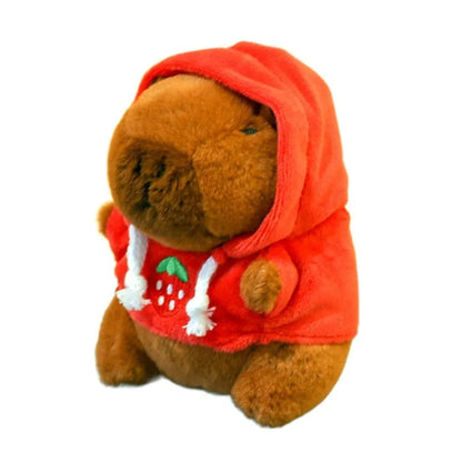 Capybara Plush Toy with Wings & Hoodie | Soft Stuffed Animal Gift