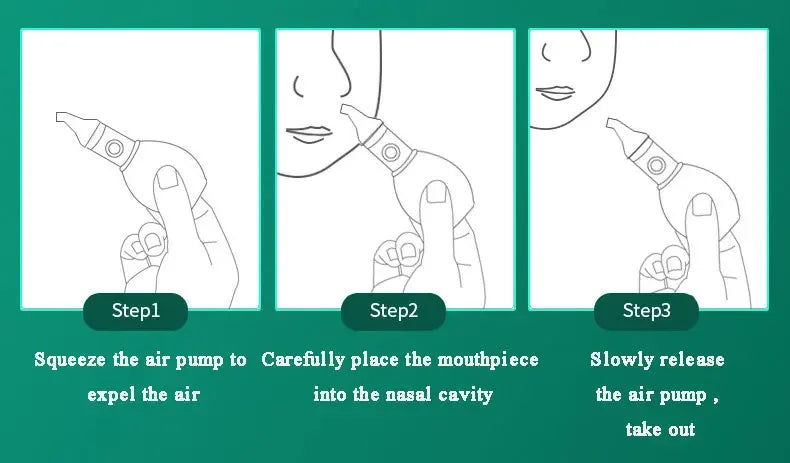Baby Nasal Aspirator | Soft Silicone Nose Cleaner & Snot Sucker for Newborns, Anti-Backflow