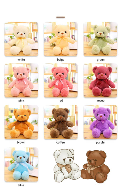 Teddy Bear Plush Toy | Soft Kawaii Stuffed Bear for Kids