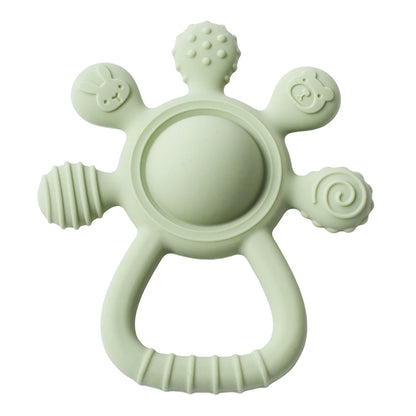 Baby Silicone Teether & Pacifier Chain Set