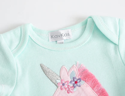 Baby Cotton Bodysuit 6-Pack | Short Sleeve Unisex Romper 0-12 Months