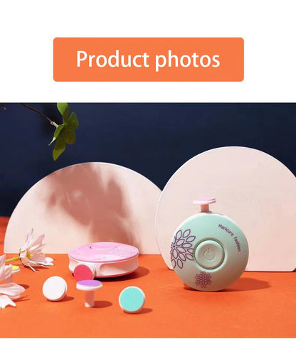 Electric Baby Nail Trimmer & Polisher | Quiet Safe Nail Care for Newborns