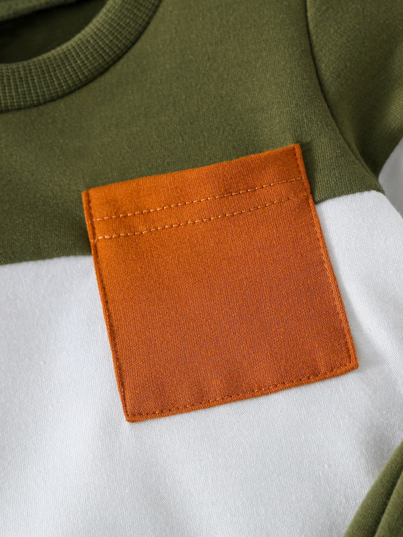 Baby Contrast Colour Sweatshirt & Jogger Set