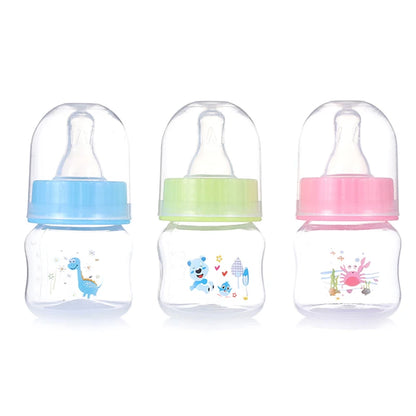 50ml Mini Portable Baby Nursing Bottle | BPA-Free Newborn Feeder for Milk, Juice & Fruit | 3 Colours