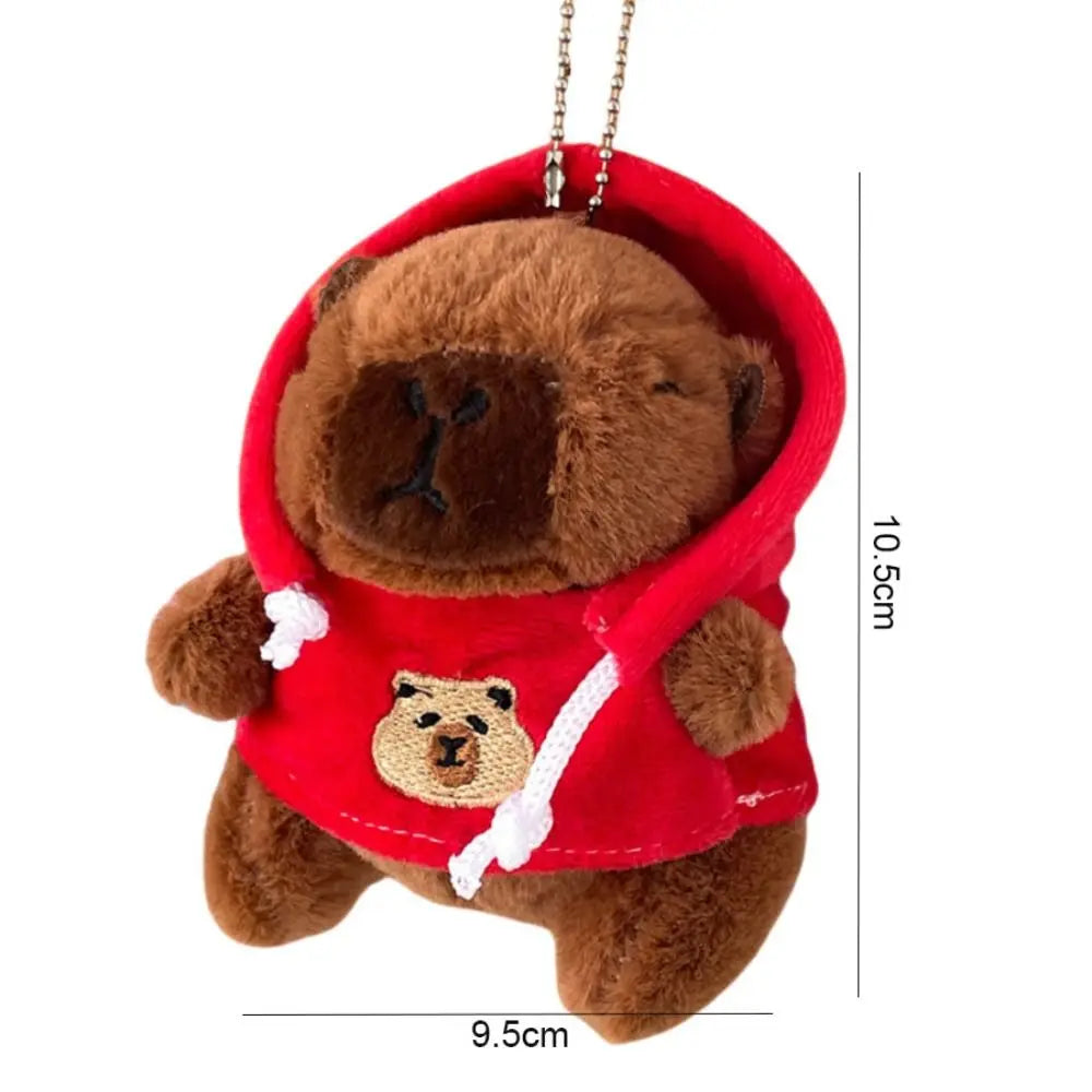 Capybara Plush Toy with Wings & Hoodie | Soft Stuffed Animal Gift