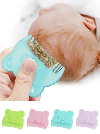 Soft Baby Comb & Silicone Head Massager | Newborn Hair Care Set