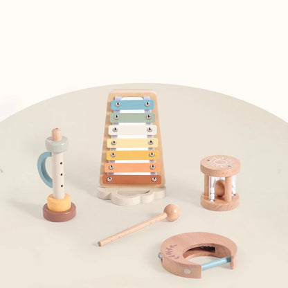 Baby Montessori Musical Instrument Toy | Xylophone, Drum, Maracas & More for 0–3 Years